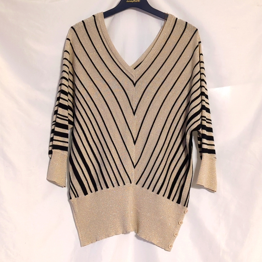 Sparkly Striped Sweater